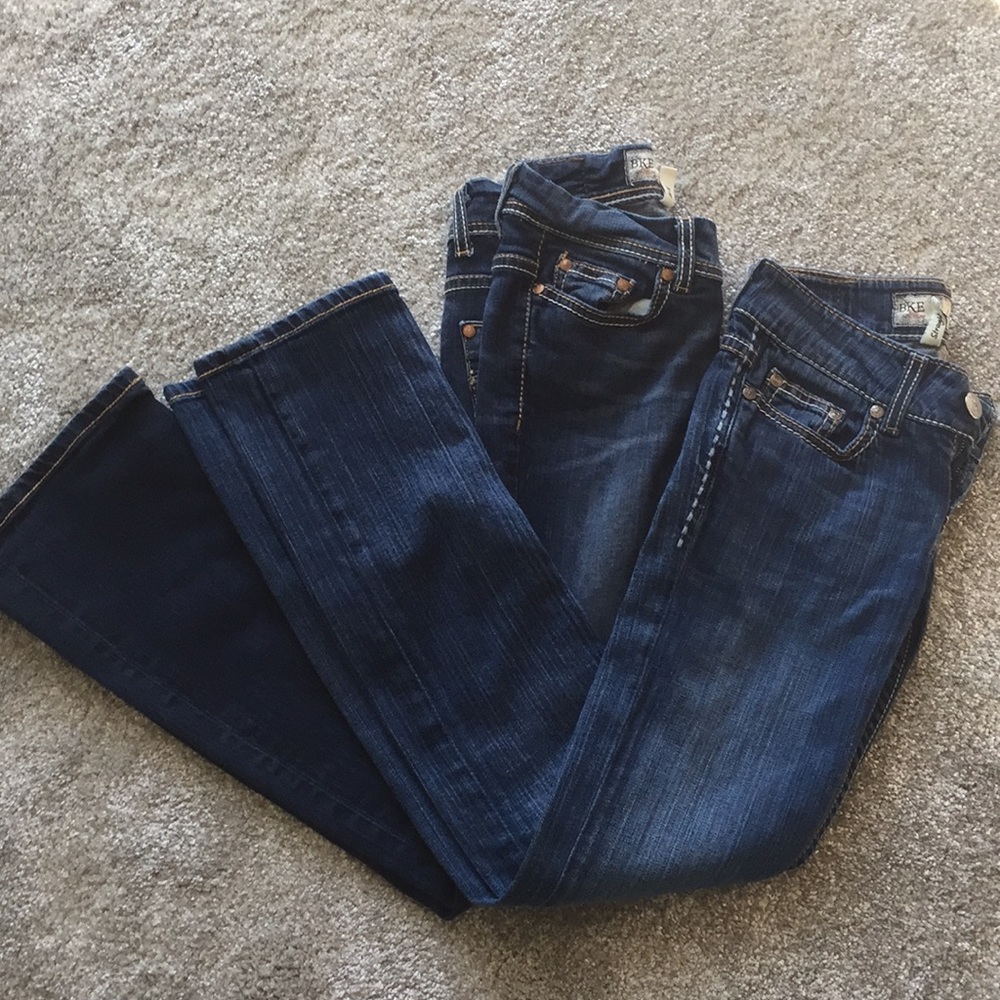 2 pairs of BKE denim jeans